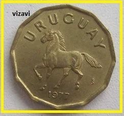 Лот: 17091158. Фото: 1. Уругвай 10 сентесимо 1977 (11). Америка