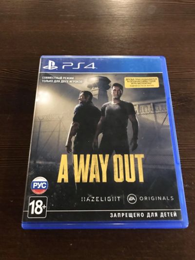 Лот: 15535987. Фото: 1. A way out ps4 обмен. Игры для консолей