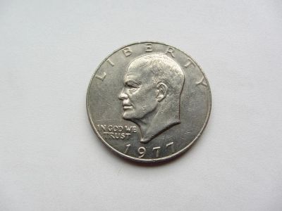 Лот: 4492645. Фото: 1. США 1 доллар 1977 ( Лунный доллар... Америка