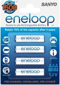 Лот: 3461287. Фото: 1. Sanyo Eneloop Akku Micro AAA 750mAh... Батарейки, аккумуляторы, элементы питания