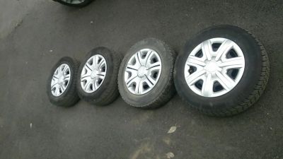 Лот: 10068591. Фото: 1. штампованные диски Skoda 5х100... Диски