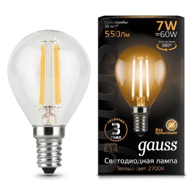 Лот: 24451425. Фото: 1. Светодиодные лампы Gauss Filament... Лампочки