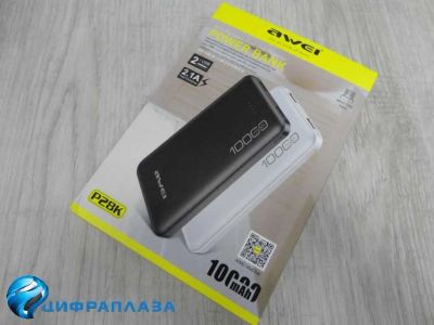 Лот: 14836524. Фото: 1. Внешний аккумулятор 10000 mAh... Внешние, портативные аккумуляторы для смартфонов (Power bank)