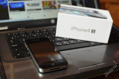 Лот: 2436052. Фото: 1. iPhone 4s, Black, 32GB. Смартфоны