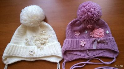 Лот: 9724828. Фото: 1. Шапочки д/дев, демисезон, р-р... Головные уборы