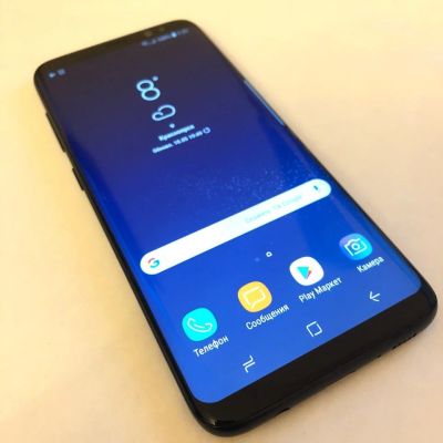 Лот: 11371891. Фото: 1. Samsung S8 64GB черный бриллиант... Смартфоны