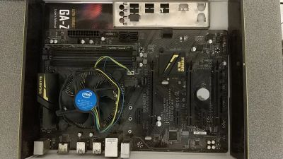 Лот: 19705314. Фото: 1. Комплект GA-z270p-d3 + Celeron... Комплекты запчастей