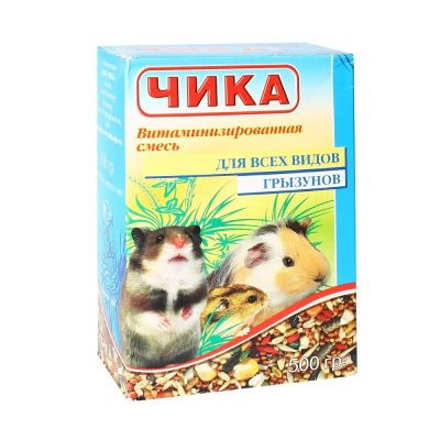 Лот: 10400752. Фото: 1. Корм чика для всех грызунов 500... Корма