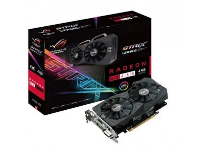 Лот: 10501841. Фото: 1. Видеокарта Asus RX 460 4gb (strix-rx460-4G-gaming... Видеокарты