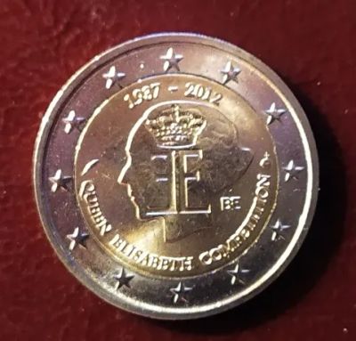 Лот: 19410892. Фото: 1. Бельгия 2 евро 2012 75 лет музыкальному... Европа