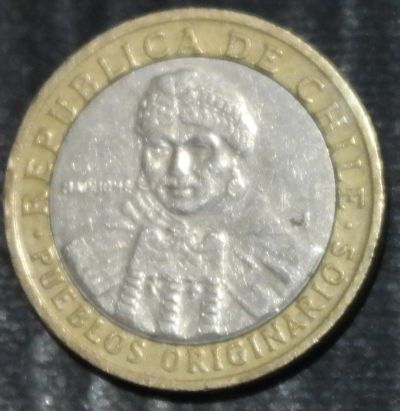Лот: 16866726. Фото: 1. Экзотика с рубля (24209) Чили. Остальные страны