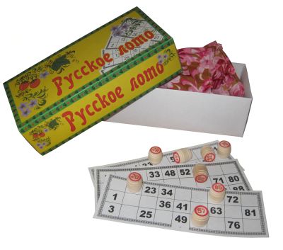 Лот: 25603335. Фото: 1. Игра Русское лото дерево. Шахматы, шашки, нарды