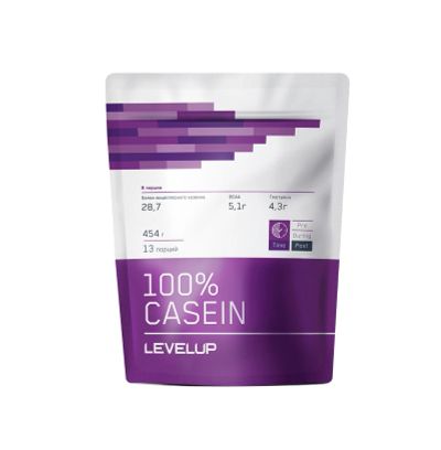 Лот: 7094004. Фото: 1. 100% Casein Protein 454гр Level... Спортивное питание, витамины