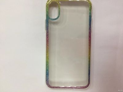 Лот: 13461105. Фото: 1. Чехол iPhone X/ Xs Силикон Блестящие... Чехлы, бамперы