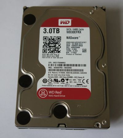 Лот: 20564864. Фото: 1. HDD Western Digital WD RED 3Tb... Жёсткие диски (HDD)