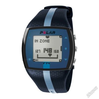 Лот: 5966343. Фото: 1. Кардиомонитор Polar FT4M синий... Спортивная символика и атрибутика