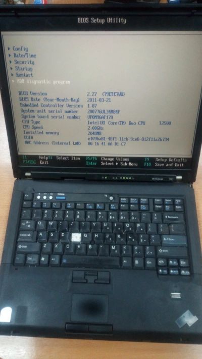 Лот: 13981366. Фото: 1. ноутбук lenovo t60. Ноутбуки