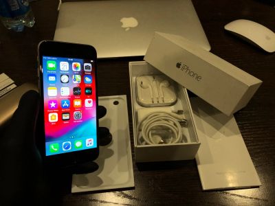 Лот: 14615183. Фото: 1. iPhone 6, 16gb, space grey, PCT. Смартфоны