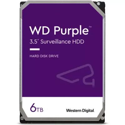 Лот: 21438375. Фото: 1. Жесткий диск WD 6TB Purple™ 3... Жёсткие диски (HDD)