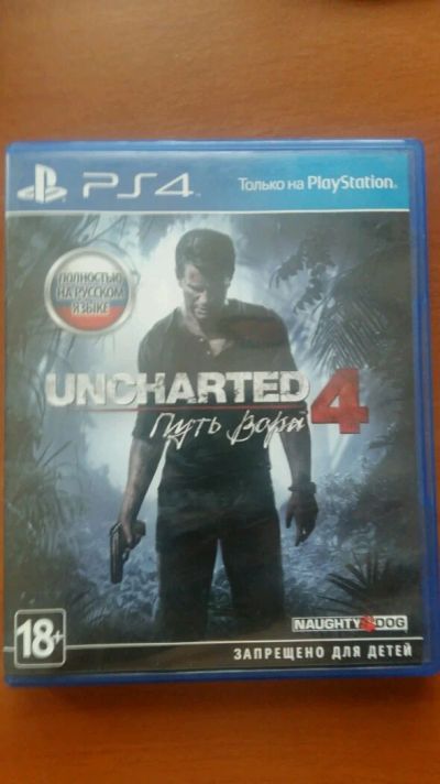 Лот: 10056490. Фото: 1. Uncharted 4. Игры для консолей
