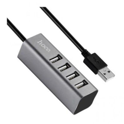 Лот: 21430449. Фото: 1. USB адаптер-Хаб Hoco HB1, 4 USB... USB хабы