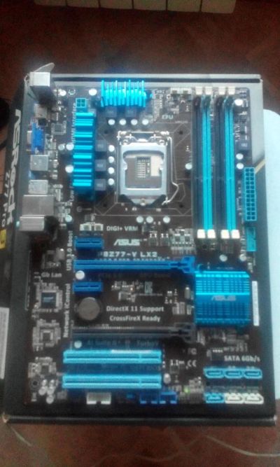 Лот: 11457986. Фото: 1. Asus p8z77 v lx 2 Неисправна!. Материнские платы