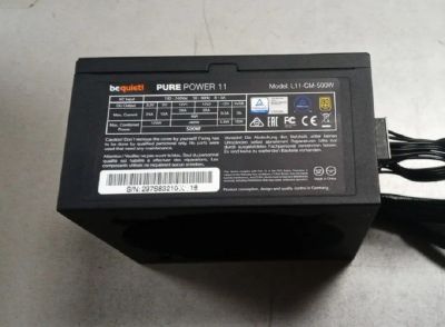 Лот: 25121078. Фото: 1. Блок питания Be quiet! Pure Power... Корпуса, блоки питания