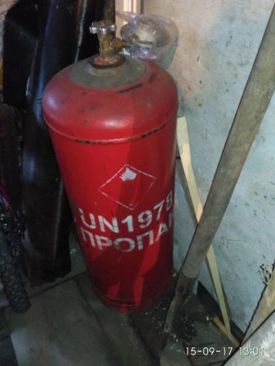 Лот: 10290437. Фото: 1. Баллон газовый пропан 50 л. пустой... Баллоны, газ в баллонах