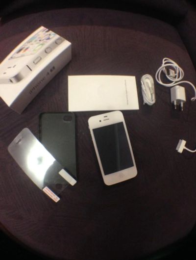 Лот: 5610421. Фото: 1. iphone 4s 16 gb white (ref) неисправен... Смартфоны