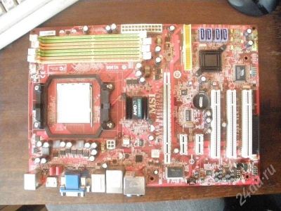 Лот: 164869. Фото: 1. Не исправная MSI K9AG Neo2. Материнские платы