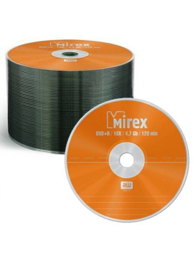Лот: 18965435. Фото: 1. Диск DVD-R Mirex 4.7 Gb, 16x... CD, DVD, BluRay