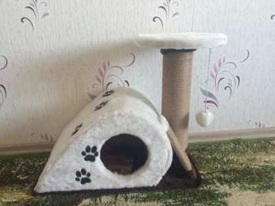 Лот: 5593231. Фото: 1. Дом кошачий (для кота). Домики, переноски, клетки, когтеточки