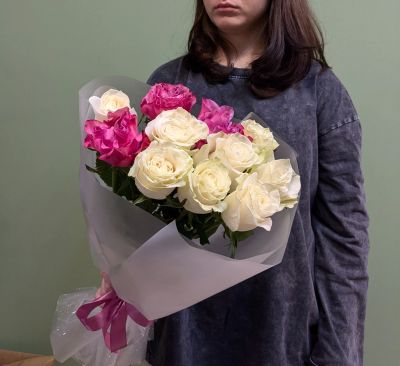 Лот: 20305866. Фото: 1. 9 мая 73: Лот 2 из 3. Букет из... Свежие цветы