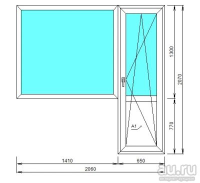 Лот: 13426890. Фото: 1. Балконный блок. Профиль ПВХ Novotex... Окна, балконы