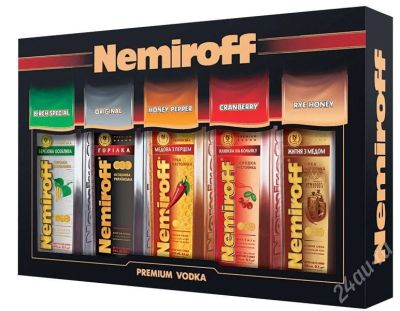Лот: 643380. Фото: 1. Nemiroff - набор алкоголя 5 бут... Красноярск
