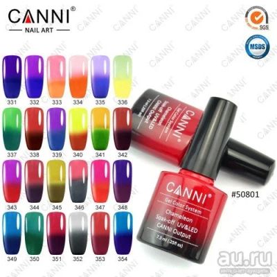 Лот: 8493409. Фото: 1. CANNI серия термо. Лак для ногтей