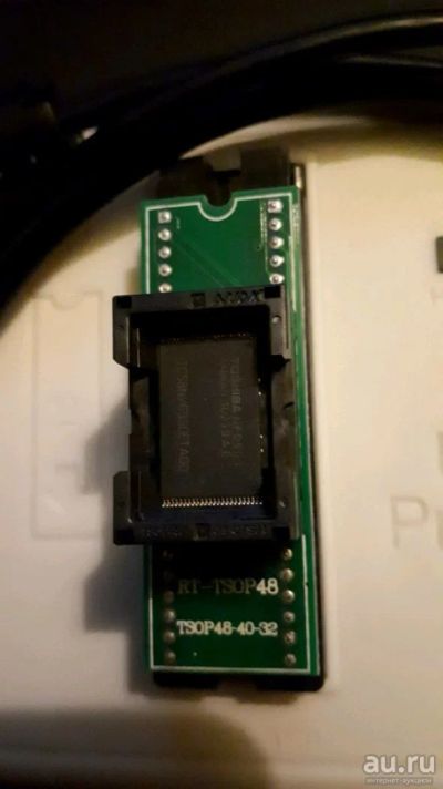 Лот: 13695393. Фото: 1. Nand flash Toshiba TC58NVG3S0ETA00. Микросхемы