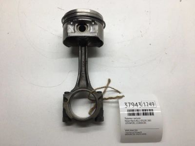 Лот: 20388612. Фото: 1. Поршень с шатуном Nissan March... Двигатель и элементы двигателя
