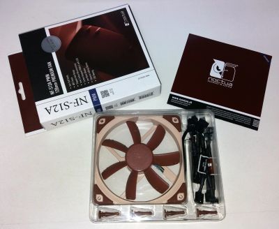Лот: 12488566. Фото: 1. Кулер Noctua NF-S12A PWM, 120... Системы охлаждения