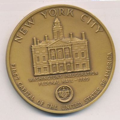 Лот: 10532336. Фото: 1. США 1976 Медаль 200 лет Американская... Сувенирные