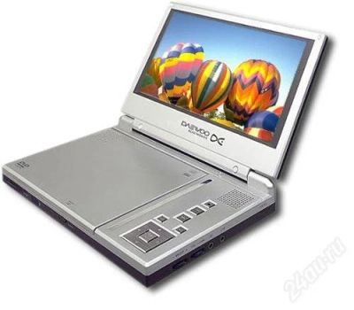 Лот: 1464203. Фото: 1. портативный DVD плеер daewoo. Плееры