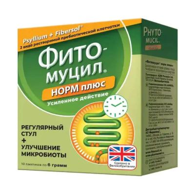 Лот: 25114675. Фото: 1. Фитомуцил Норм Плюс порошок 6... Лекарства