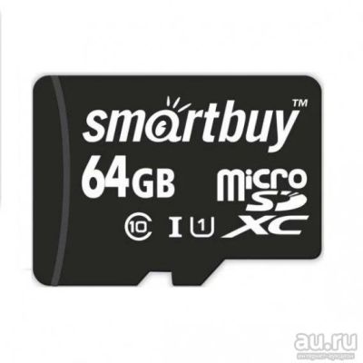 Лот: 14291808. Фото: 1. Карта памяти microSDHC SmartBuy... Карты памяти