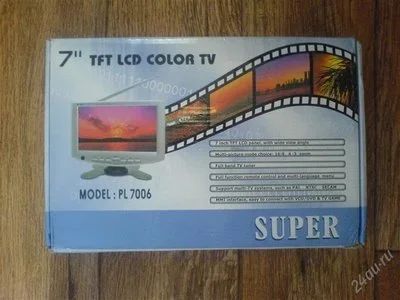 Лот: 2019555. Фото: 1. Телевизор для авто SUPER TFT LCD... Мониторы, DVD