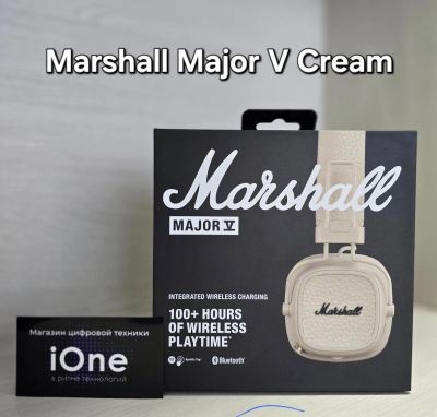 Лот: 25267647. Фото: 1. Marshall Major V Cream (Новые). Наушники, гарнитуры