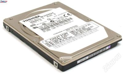 Лот: 592992. Фото: 1. Жёсткий диск HDD 2"5 IDE Toshiba... Жёсткие диски (HDD)