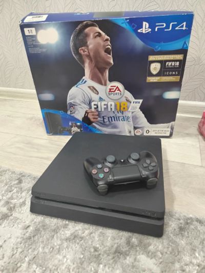 Лот: 15917844. Фото: 1. PlayStation 4 slim ps4 игры 1000... Игровые приставки, консоли