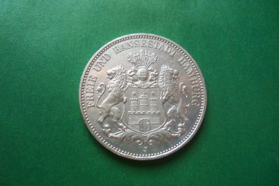 Лот: 17526423. Фото: 1. Германия Гамбург 3 марки 1914... Германия и Австрия