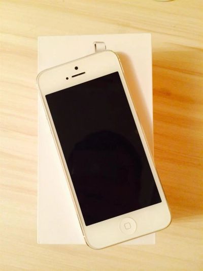 Лот: 3315199. Фото: 1. Apple iPhone 5 white 32gb На гарантии... Смартфоны
