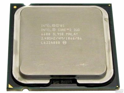 Лот: 13854234. Фото: 1. Intel Core 2 Duo E6600 (2 ядра... Процессоры